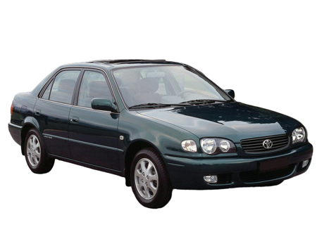 EVA автоковрики для Toyota Corolla VIII (E110) 1999-2001 рестайлинг седан — toyota-corolla-e110-sedan
